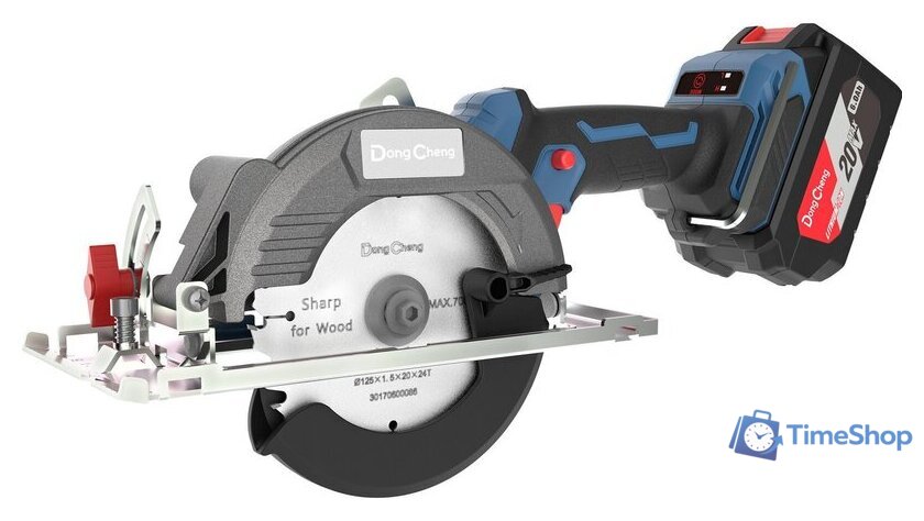 Дисковая (циркулярная) пила DongCheng DCMY140S Type EM (с 2-мя АКБ) - Изображение №1 — Интернет-магазин Time-Shop