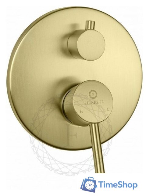 Душевая система  Filarete Roun FL1020 (матовое золото) - Изображение №4 — Интернет-магазин Time-Shop