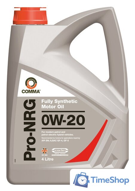 Моторное масло Comma Pro-NRG 0W-20 4л - Изображение №1 — Интернет-магазин Time-Shop
