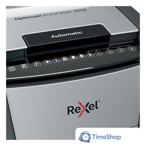 Шредер Rexel Optimum AutoFeed+ 300X - Изображение №5 — Интернет-магазин Time-Shop
