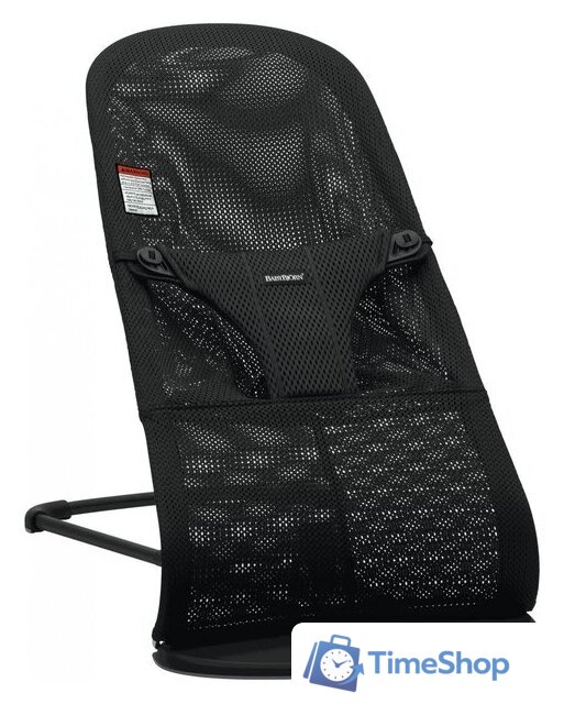 Шезлонг BabyBjorn Bliss Mesh 0062.25 (black) - Изображение №1 — Интернет-магазин Time-Shop