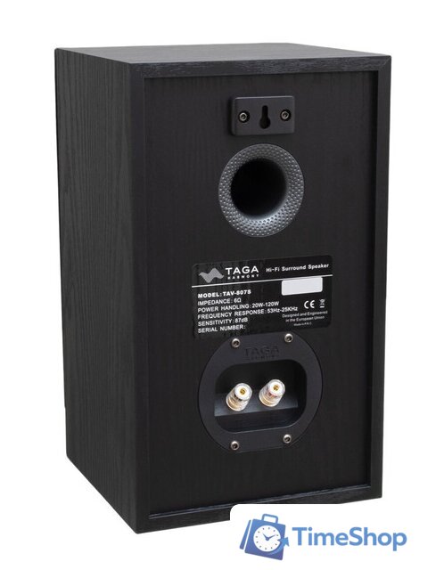 Полочная акустика Taga Harmony TAV-807S (черный) - Изображение №3 — Интернет-магазин Time-Shop