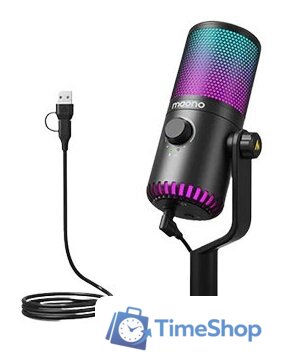 Проводной микрофон Maono DM30 RGB (черный) - Изображение №1 — Интернет-магазин Time-Shop