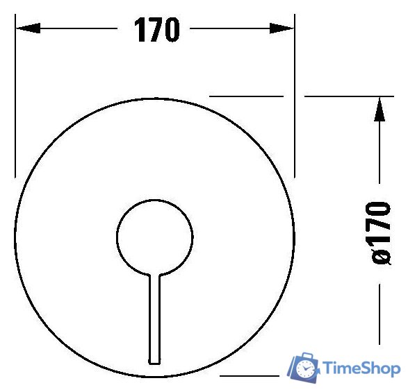 Смеситель без скрытого механизма Duravit D-Neo Chrom DE4210010010 - Изображение №6 — Интернет-магазин Time-Shop
