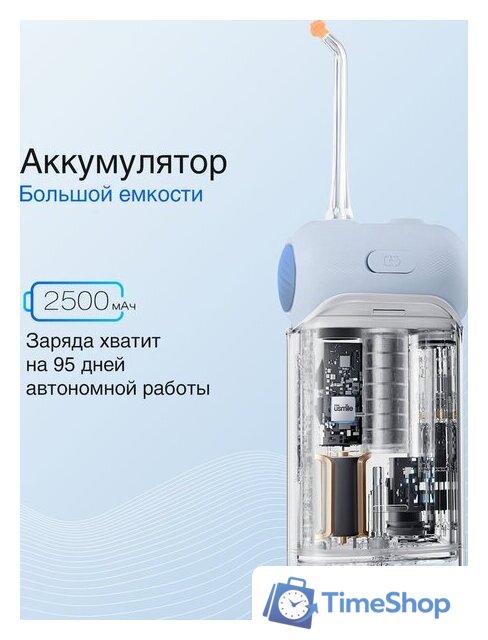 Ирригатор  Usmile C10 (голубой) - Изображение №9 — Интернет-магазин Time-Shop