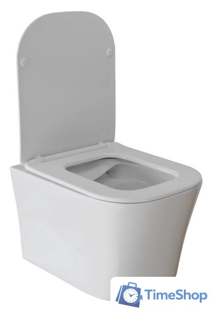 Унитаз подвесной White Wave Promo (белый глянец) - Изображение №3 — Интернет-магазин Time-Shop