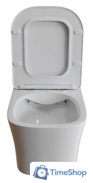 Унитаз подвесной White Wave Promo (белый глянец) - Изображение №5 — Интернет-магазин Time-Shop