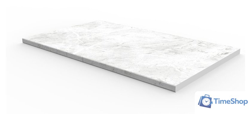 Готовая кухня Интермебель Микс Топ-1 1.2м (белый премиум/мрамор лацио белый) - Изображение №3 — Интернет-магазин Time-Shop