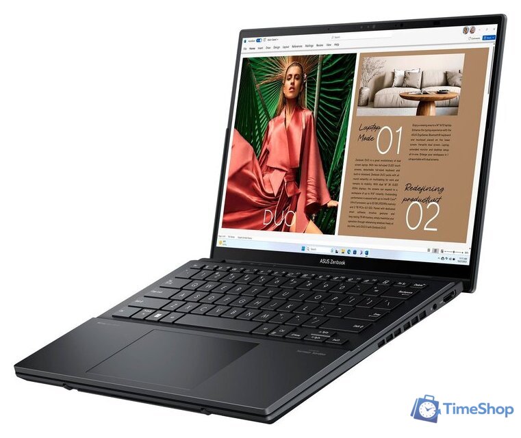Рабочая станция ASUS Zenbook 14 Duo OLED UX8406CA-QL080W - Изображение №3 — Интернет-магазин Time-Shop