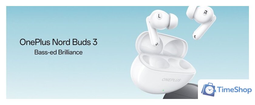 Наушники OnePlus Nord Buds 3 (белый, международная версия) - Изображение №4 — Интернет-магазин Time-Shop