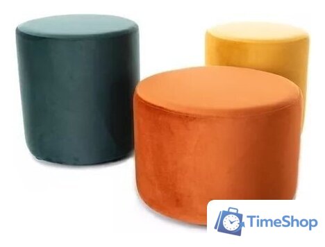 Пуфик Signal Doti B (Bluvel 03 светло-серый) - Изображение №5 — Интернет-магазин Time-Shop