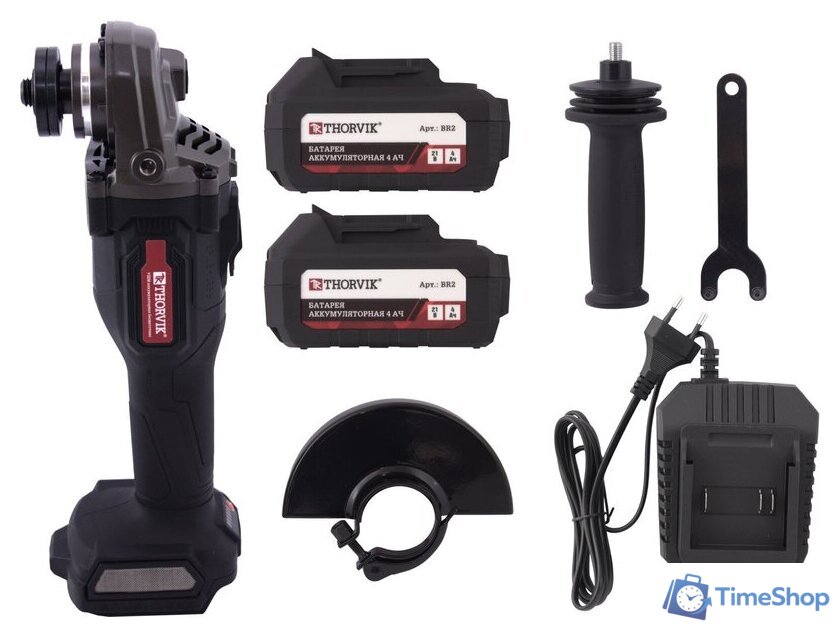 Угловая шлифмашина Thorvik BBAG510000 (с 2-мя АКБ, кейс) - Изображение №3 — Интернет-магазин Time-Shop