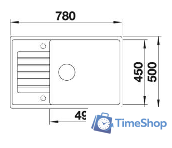 Кухонная мойка Blanco ZIA XL 6 S Compact (белый) - Изображение №2 — Интернет-магазин Time-Shop