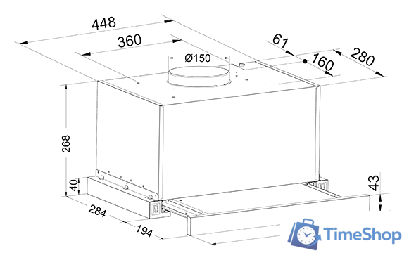 Кухонная вытяжка Making Oasis Everywhere VT-60I (F) - Изображение №2 — Интернет-магазин Time-Shop