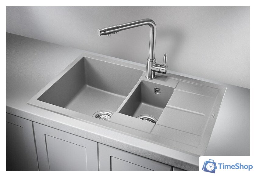 Кухонная мойка Granula GR-7802 (алюминиум) - Изображение №2 — Интернет-магазин Time-Shop