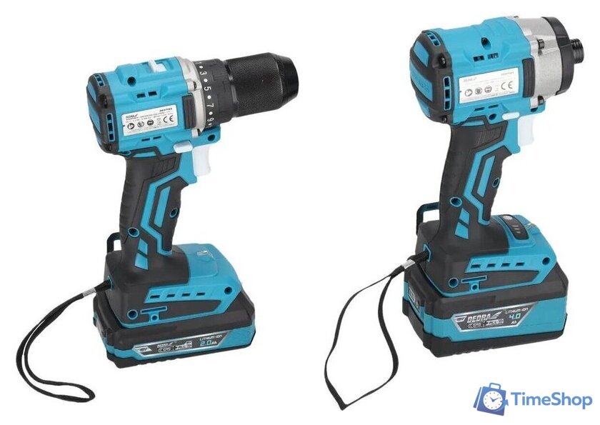  Dedra DED7030A03 (шуруповерт, винтоверт, 2 АКБ, кейс) - Изображение №5 — Интернет-магазин Time-Shop