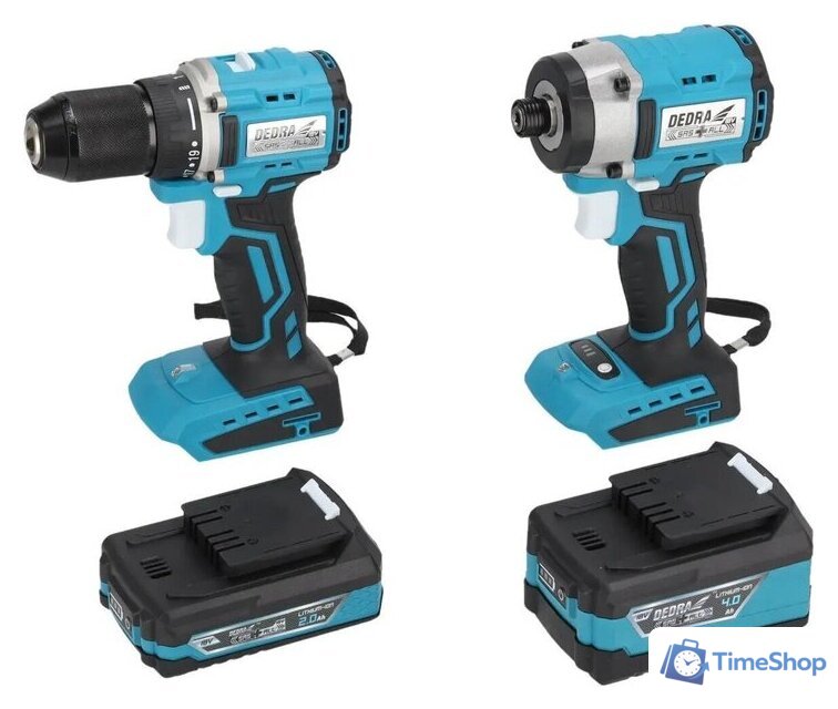  Dedra DED7030A03 (шуруповерт, винтоверт, 2 АКБ, кейс) - Изображение №2 — Интернет-магазин Time-Shop