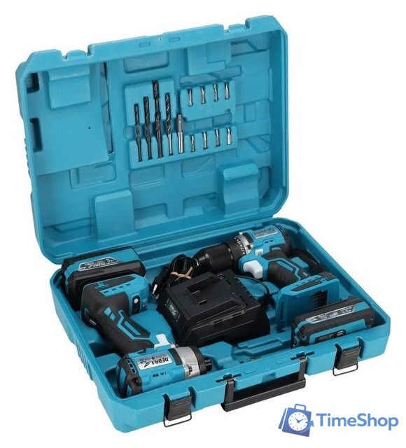  Dedra DED7030A03 (шуруповерт, винтоверт, 2 АКБ, кейс) - Изображение №8 — Интернет-магазин Time-Shop