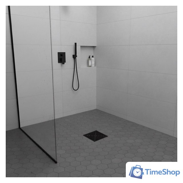 Трап/канал Lauter 2140062-L1MB 150x150 (черный матовый) - Изображение №7 — Интернет-магазин Time-Shop