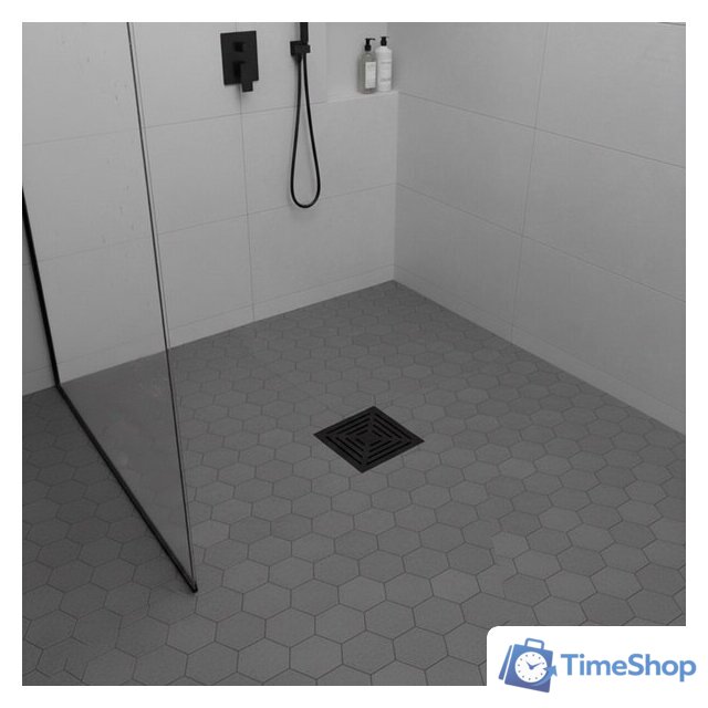 Трап/канал Lauter 2140062-L1MB 150x150 (черный матовый) - Изображение №8 — Интернет-магазин Time-Shop