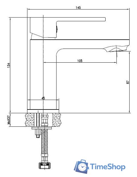 Смеситель Cersanit Smart 63047 - Изображение №2 — Интернет-магазин Time-Shop