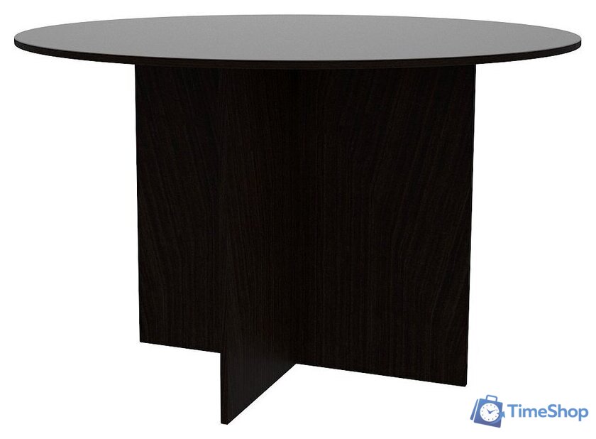 Офисный стол для переговоров МДК СП-К круглый 1200x1200x750 (венге) - Изображение №1 — Интернет-магазин Time-Shop