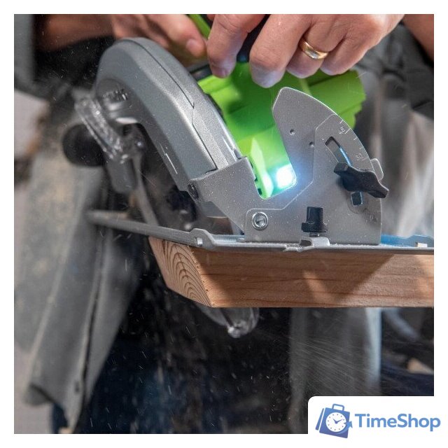 Дисковая (циркулярная) пила Greenworks GD24CS 1500907CUG (с 1-им АКБ) - Изображение №9 — Интернет-магазин Time-Shop