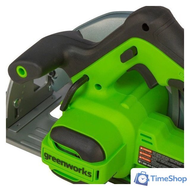 Дисковая (циркулярная) пила Greenworks GD24CS 1500907CUG (с 1-им АКБ) - Изображение №7 — Интернет-магазин Time-Shop