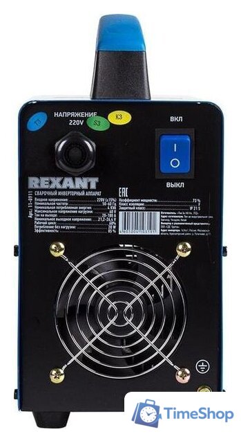 Сварочный инвертор Rexant АС-180А - Изображение №3 — Интернет-магазин Time-Shop