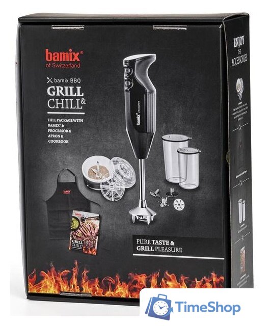Погружной блендер Bamix DeLuxe M200 BBQ (черный) - Изображение №4 — Интернет-магазин Time-Shop