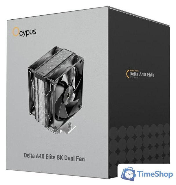Кулер для процессора Ocypus Delta A40 Elite BK Dual FAN Delta-A40-BK2NNWN00X-GL - Изображение №10 — Интернет-магазин Time-Shop