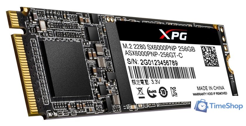 SSD ADATA XPG SX6000 Pro 256GB ASX6000PNP-256GT-C - Изображение №3 — Интернет-магазин Time-Shop