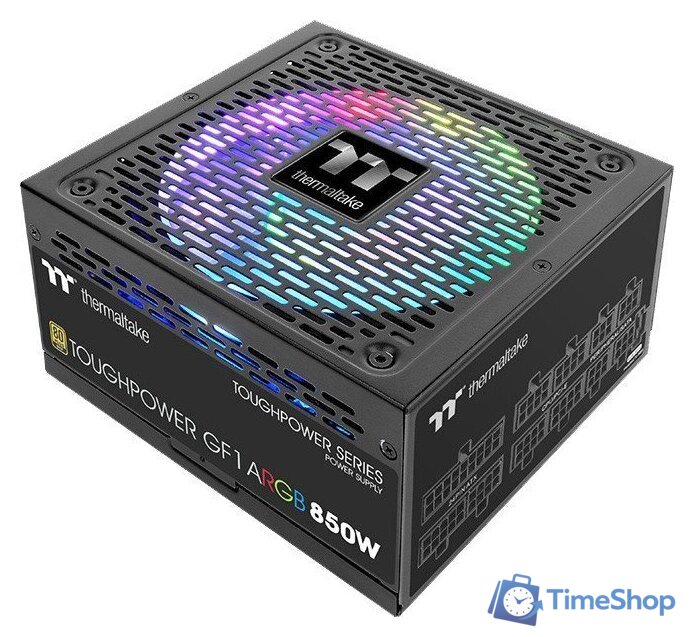 Блок питания Thermaltake Toughpower GF1 ARGB 850W Gold TT Premium TTP-850AH3FCG-U - Изображение №1 — Интернет-магазин Time-Shop