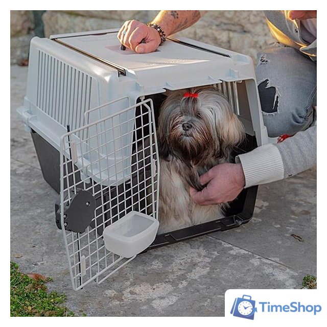 Переноска Ferplast Atlas 40 Professional 73011021 (черный/белый) - Изображение №11 — Интернет-магазин Time-Shop