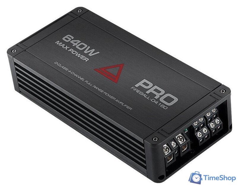 Автомобильный усилитель Aura Fireball-4.160 PRO - Изображение №1 — Интернет-магазин Time-Shop
