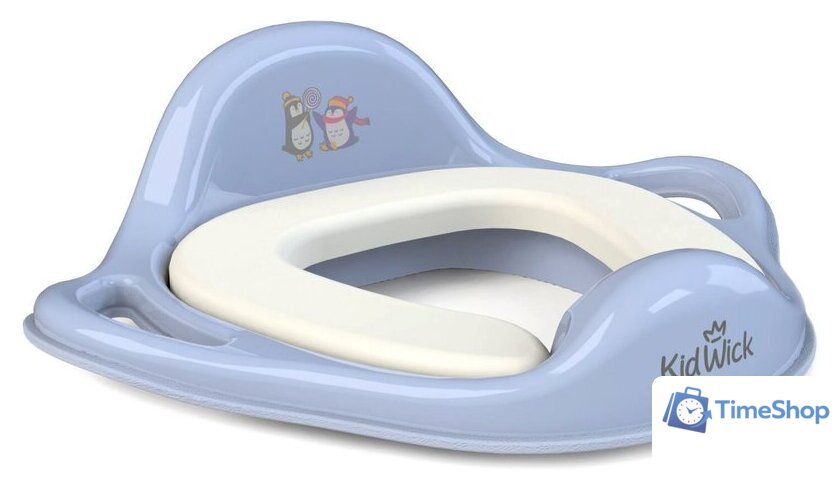 Детская накладка на унитаз Kidwick Шарк KW130500 (фиолетовый/белый) - Изображение №1 — Интернет-магазин Time-Shop