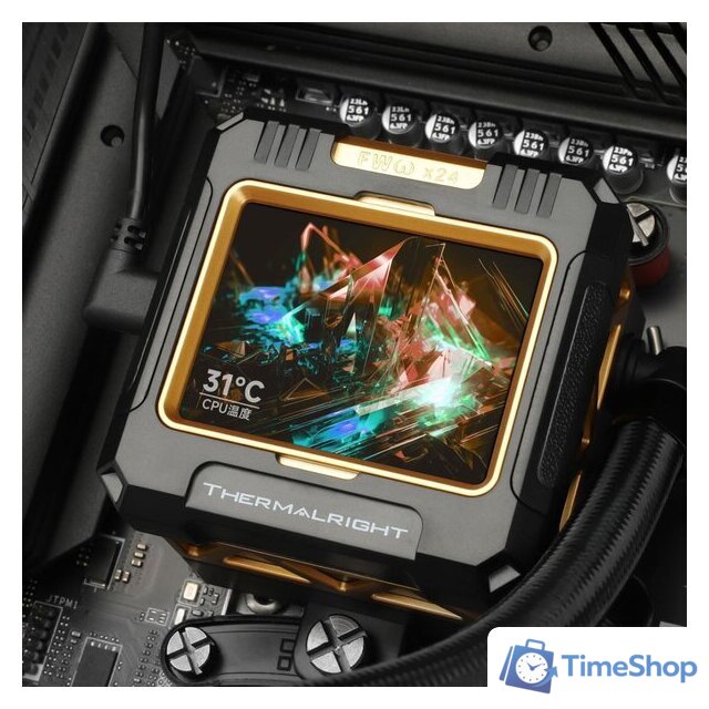 Система жидкостного охлаждения для процессора Thermalright Frozen Warframe 360 ARGB (черный) - Изображение №8 — Интернет-магазин Time-Shop