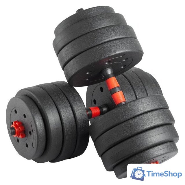 Набор гантелей с грифом для штанги VictoryFit VF-DC400 2x20 кг - Изображение №1 — Интернет-магазин Time-Shop