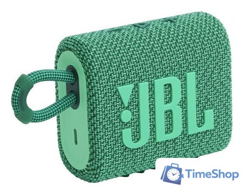 Беспроводная колонка JBL Go 3 Eco (зеленый) - Изображение №1 — Интернет-магазин Time-Shop