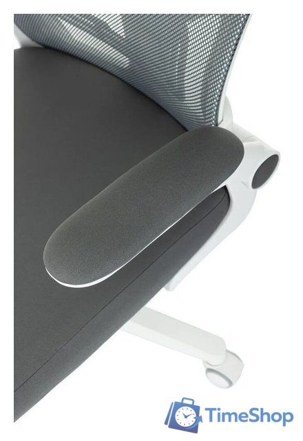 Офисное кресло Бюрократ Aster N-W TW-04 (темно-серый, сетка/ткань) - Изображение №6 — Интернет-магазин Time-Shop