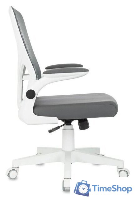 Офисное кресло Бюрократ Aster N-W TW-04 (темно-серый, сетка/ткань) - Изображение №4 — Интернет-магазин Time-Shop