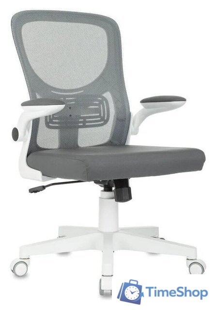 Офисное кресло Бюрократ Aster N-W TW-04 (темно-серый, сетка/ткань) - Изображение №1 — Интернет-магазин Time-Shop