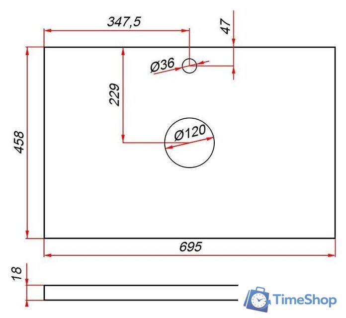  ЗОВ Тумба под умывальник Парма 70 P70LWP0MWHMC1A-LDSPW (белый/белый галифакс) - Изображение №6 — Интернет-магазин Time-Shop