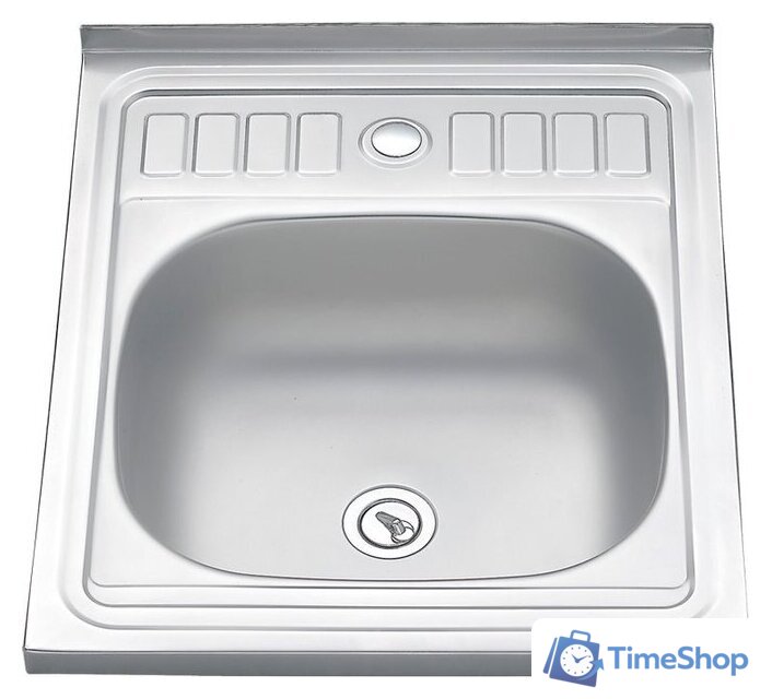 Кухонная мойка Melana MLN-5060 (матовая, глубина чаши 16 см., сталь 0.4 мм.) - Изображение №1 — Интернет-магазин Time-Shop