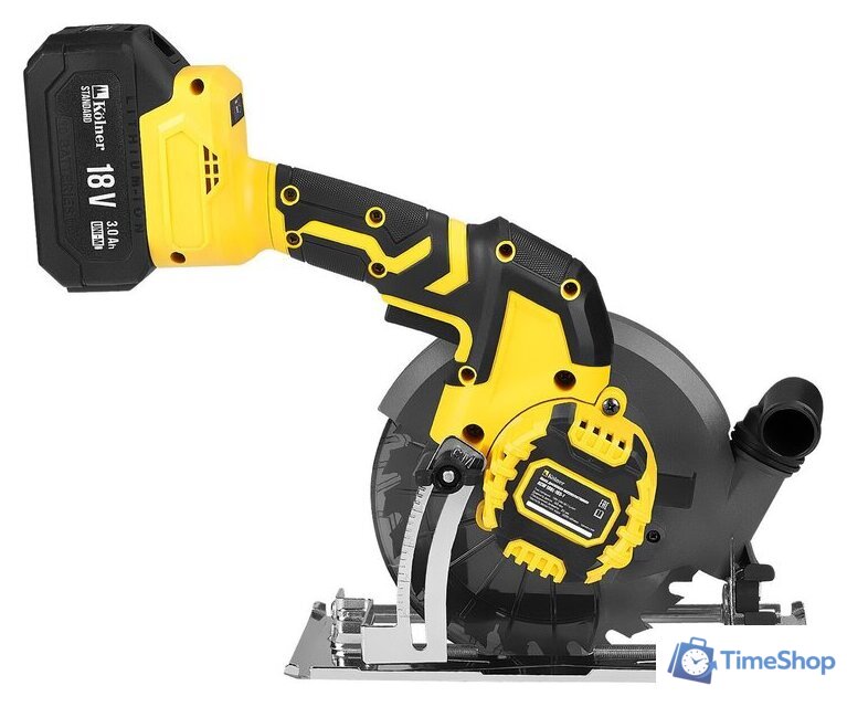 Дисковая (циркулярная) пила Kolner KCW 18BL-165-1 (с 1-м АКБ) - Изображение №4 — Интернет-магазин Time-Shop