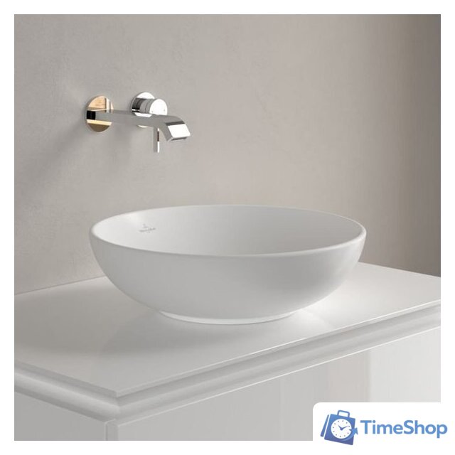Умывальник Villeroy & Boch Loop&Friends Stone White 4A4601RW - Изображение №2 — Интернет-магазин Time-Shop