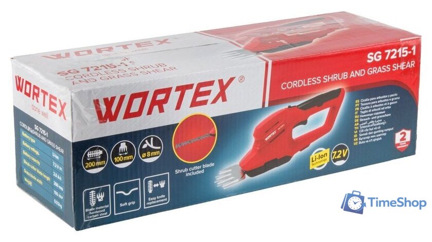 Кусторез + ножницы Wortex SG 7215-1 (с 1-им АКБ) - Изображение №11 — Интернет-магазин Time-Shop