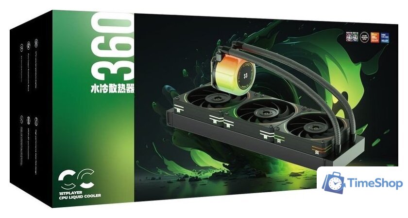 Система жидкостного охлаждения для процессора 1stPlayer CC 360 (черный) - Изображение №6 — Интернет-магазин Time-Shop
