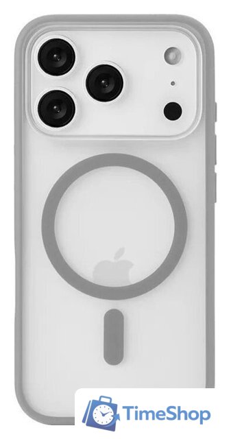 Чехол для телефона uBear Cloud Mag Case для iPhone 17 Pro (серый) - Изображение №2 — Интернет-магазин Time-Shop
