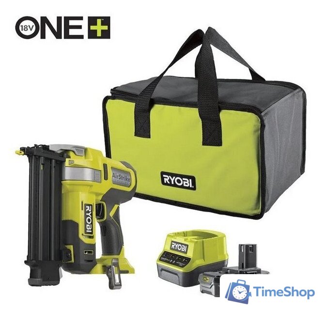 Гвоздезабиватель Ryobi R18GN18-120S 5133005429 (с 1-им АКБ, сумка) - Изображение №1 — Интернет-магазин Time-Shop